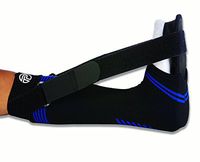 Pro-Tec Athletics Soft Night Splint for Plantar Fasciitis, Black, Medium