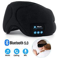 Sleep Headphones, Fenvella Bluetooth Sleep Eye Mask Music Travel Wireless Sleeping Headset with Built-in Speakers Microphone Handsfree Washable for Men and Women