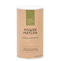 Power Matcha Superfood Mix by Your Super, Plant Based Focus & Energy Blend, Green Tea Powder, Natural Caffeine, Antioxidants & Essential Vitamins, Non-GMO, Organic Ingredients
