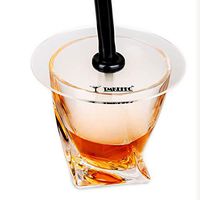 TMKEFFC Smoking Gun Cup Covers for Cocktail Drinks Smoking, Smoke Infuser Lids Suitable for Wine-Cups Goblet Glasses Tumblers Mugs Bowls Diameter Below 4.7 Inches