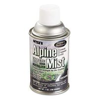 Misty 1039401 Metered Odor Neutralizer Refills, Alpine Mist, 7 oz Aerosol, 12/Carton