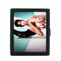 Naughty Nurse D3 Small Black Metal Cigarette Case Sexy