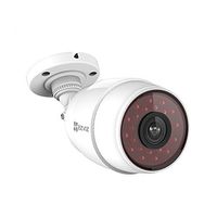 EZVIZ HuskyC HD 720p Outdoor Wi-Fi Video Security Bullet Camera, Works with Alexa, 100 ft. IR Night Vision, Weatherproof IP66, 16GB Micro SD Card Included (Renewed)
