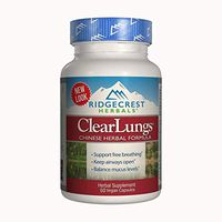 Ridgecrest Herbals ClearLungs, Chinese Herbal Formula, 60 Vegetarian Capsules