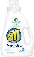 all Liquid Laundry Detergent, Free Clear for Sensitive Skin, 46.5 Fluid Ounces, 31 Loads