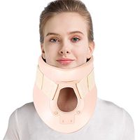 Fixation Spine Vertebra Care Neck Brace, Premium Foam Cervical Collar Correction Protect Traction Device Provide Relief for Neck and Back Pain,S