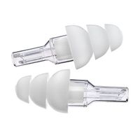 Etymotic Research ER20HD Safety High-Definition Earplugs (Noise Reduction for Construction, DIY, Warehouse, Concerts, Musicians, Race Track and Sporting Events) - Large, Clear Stem w/ White Tip