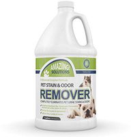Amaziing Solutions Pet Odor Eliminator and Stain Remover Carpet Cleaner Disinfectant for Dog Urine and Cat Pee, Professional Strength Enzymatic Solution, Natural Enzymes to Disinfect Carpet and Other Surfaces (Gallon)