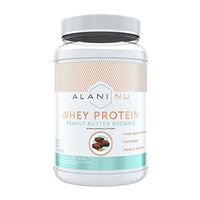 Alani Nu Whey Protein Powder, 23g of Ultra-Premium, Gluten-Free, Low Fat Blend of Fast-digesting Protein, Peanut Butter Brownie, 30 Servings