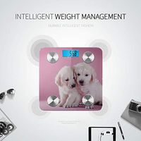 LYAOE Bluetooth Body Fat Scale Golden Retriever Puppies Smart Wireless Scale with LCD Display Measuring Body Weight Bmi and Health Digital Scale