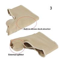 Canyixiu Silicone Hallux Valgus Orthodontic Day Night Orthopedics Big Toe Bone Toe Separator (A Pair)