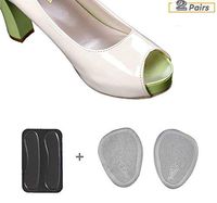 Forefoot Insoles Gel Foot Pad Ball of Foot Cushions for High Heels for Women/Metatarsal Pads - Adhesive/Self Stick (Set of 4) (Small)