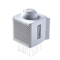 UPKOCH Soap Dispensing Palm Brush Dish Scrubber Brush Dishwasher Safe Non Slip Grip Dish Brush with Soap Dispenser Automatic Soap Brush