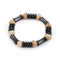 Magnetic Hematite Therapy Bracelet Precious Natural Stones Healing for Arthritis Pain Releif, Energy,Weight Loss - 2 Pack (Style 12-2PCS)