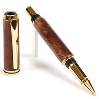 Baron Rollerball Pen - TN Gold - Redwood Lace Burl