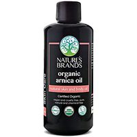 Organic Arnica Carrier Oil by Herbal Choice Mari (3.4 Fl Oz Glass Bottle) - No Toxic Synthetic Chemicals - TSA-Approved Travel Size