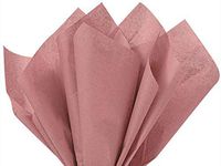 Antique Rose Pink Tissue Paper 20 inches x 30 inches - 48 X-Large Sheets by Buttons Bags and Bows