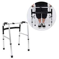 XIAOXIAO Forearm Walker,Adjustable Four-Legged Load Bearing Foldable Elderly Walker Auxiliary Cane