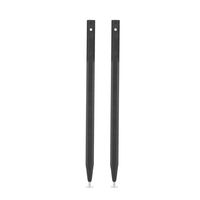 ASHATA Universal Capacitive Stylus Pen, Precision Disc tip Stylus Capacitive Touch Screen Pens for All Mobile Phones and Tablets Black (2PCS)