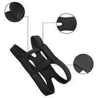 GPDSTAR Anti Snore Chin Strap,Adjustable Stop Snoring Aid Instant Snore Relief Snoring Device Offering Comfortable Sleep Solution(Black)