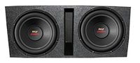 Pyle 2 New PLPW15D 15" 2000 4-Ohm DVC Car Subwoofer Sub + Dual Ported Enclosure