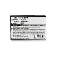 Universal Battery MX-950 Remote Control Battery RLI-007-1 Li-Ion 3.7V (1050 mAh) Battery - Replacement for Universal 11N09T
