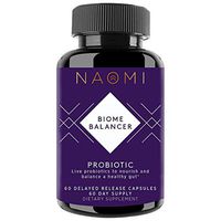 Naomi Probiotic Biome Balancer - Digestive Health Probiotic to Help Improve Digestive Flora and Digestive Health - 60 Servings