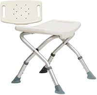 RDMZ Shower Chair Adjustable Bath Stool Seat for Elderly Senior