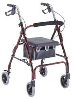 MCK46213800 - Merits Health Products Rollator Blue Rollator Aluminum 32 to 36 Inch