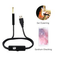 Visual Earpick,Visual earspoon,Ear Cleaning Earwax Tool,Ear Endoscope, Ear Micro Camera is for USB is Windows and mac pc/P110-PC