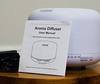 Humidifier Essential Oil Ultrasonic Electric Aroma Diffuser with 7 Adjustable Night Light 500ML