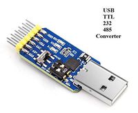 WITMOTION USB-UART 6-in-1 Multifunctional(USB-TTL/RS485/232,TTL-RS232/485,232 to 485) Serial Adapter, with CP2102 Module Compatible with Windows 7,8,Linux,Arduino, for develeopment Projects