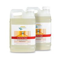 Simply Floors FLC-00010 Low Odor Floor Stripper - [Pack of 2 - 2.5 gallon bottles], 10.5-11.0 pH, Ultra concentrated, non-butyl, fast acting, environmentally preferable, extremely low odor liquid floor finish remover and stripper