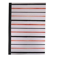 RSW FN3000 A4 Refill Fashion Writing Notebook - Designer Stripes Design - 140 Pages