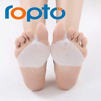 1 Pairs Gel Toe Cap Protector Big Toe Protection -Prevent Calluses and Blisters Soft Silicone Gel Pointe Ballet Dance Shoe Toe Pads Toe Protector Great for Diabetic Feet Forefoot Pads