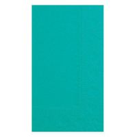 Hoffmaster 180501 Dinner Napkin, Regal Embossed, 2-Ply, 1/8 Fold, 17" Length x 15" Width, Teal (8 Packs of 125)