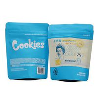 25pcs a pack Smell proof Food -Grade material Mylar Bags, Premium, Heat Seal, Smell Proof, Child Proof, Resealable Zipper Storage Bags (3.5gram, London Pound Cake,)