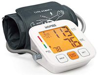 Blood Pressure Monitor with Backlight, HOMIEE 4" Blood Pressure Machine with Automatic Shut-Down Function, Digital BP Cuff Monitor with 9-17" Cuff and 2 x 90 Memories for Home Use, White
