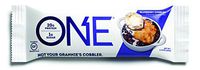 ONE Protein Bars, Blueberry Cobbler, Gluten Free Protein Bars with 20g Protein and only 1g Sugar, Guilt-Free Snacking for High Protein Diets, 2.12 oz (12 Pack)