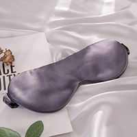 THXSILK 22 Momme Mulberry Silk Eye Mask, Super Smooth Sleep Mask, Soft Eye Cover for Good Night Sleep, Comfortable Travel and Nap, with Wide Head Strap for Woman/Man/Kids, Purple