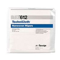 TechniCloth Cleanroom Nonwoven Wipes, 12 x 12", 150 per Bag