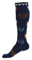 Compression Socks Women & Men 20-30mmhg by Wave (Cate Face, L/XL)