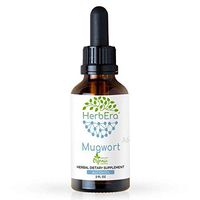 Mugwort A60 Alcohol Herbal Extract Tincture, Super-Concentrated Organic Mugwort (Artemisia vulgaris) Dried Herb (2 fl oz)