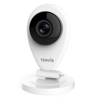 TENVIS Wireless IP Camera - Indoor Security Camera with Night Vision, Two-Way Audio, Motion Detection, Instant Alert, Home Surveillance System with SD Card Slot, 720P for Baby/Pet/Nanny Monitor
