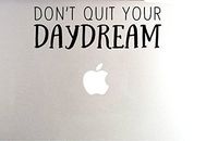 CCI Don't Quit Your Day Dream Motivation Decal Vinyl Sticker|Cars Trucks Vans Walls Laptop| Black |6.5 x 2.25 in|CCI1449
