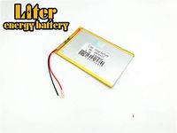BIHUADE 3.7V 3300mAh 2974117 Polymer Lithium Li-ion Battery Rechargeable Lithium Polymer Li-Po Battery for MP4 GPS MP3 Bluetooth Stereo DIY Gift (2974117)