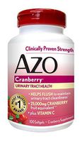 AZO Cranberry Urinary Tract Health, 25,000mg equivalent of cranberry fruit, S... - Buy Packs and SAVE (Pack of 2)