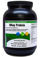 Pure Whey from 100% Grass-Fed Cows | GMO Free, Hormone Free, Soy Free Protein Shake Mix | 17 Grams of Protein Per Scoop & Only 90 Calories | Best All-Natural Vanilla Protein Powder for Men & Women