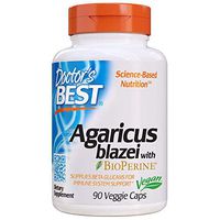 Doctor's Best Agaricus Blazei, Non-GMO, Vegan, Gluten Free, Soy Free, 400 Mg 90 Veggie Caps