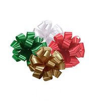 PMU Christmas Holiday Pom Pom - Pull Out Bows 5 Inch